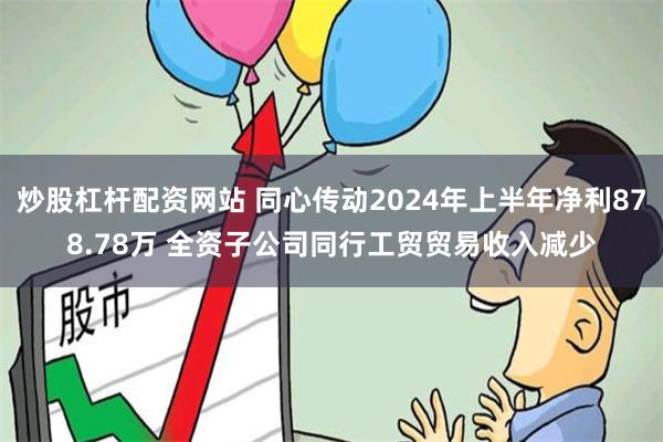 炒股杠杆配资网站 同心传动2024年上半年净利878.78万 全资子公司同行工贸贸易收入减少