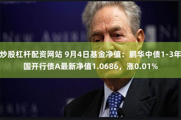 炒股杠杆配资网站 9月4日基金净值：鹏华中债1-3年国开行债A最新净值1.0686，涨0.01%