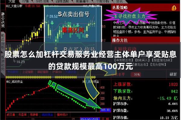 股票怎么加杠杆交易服务业经营主体单户享受贴息的贷款规模最高100万元